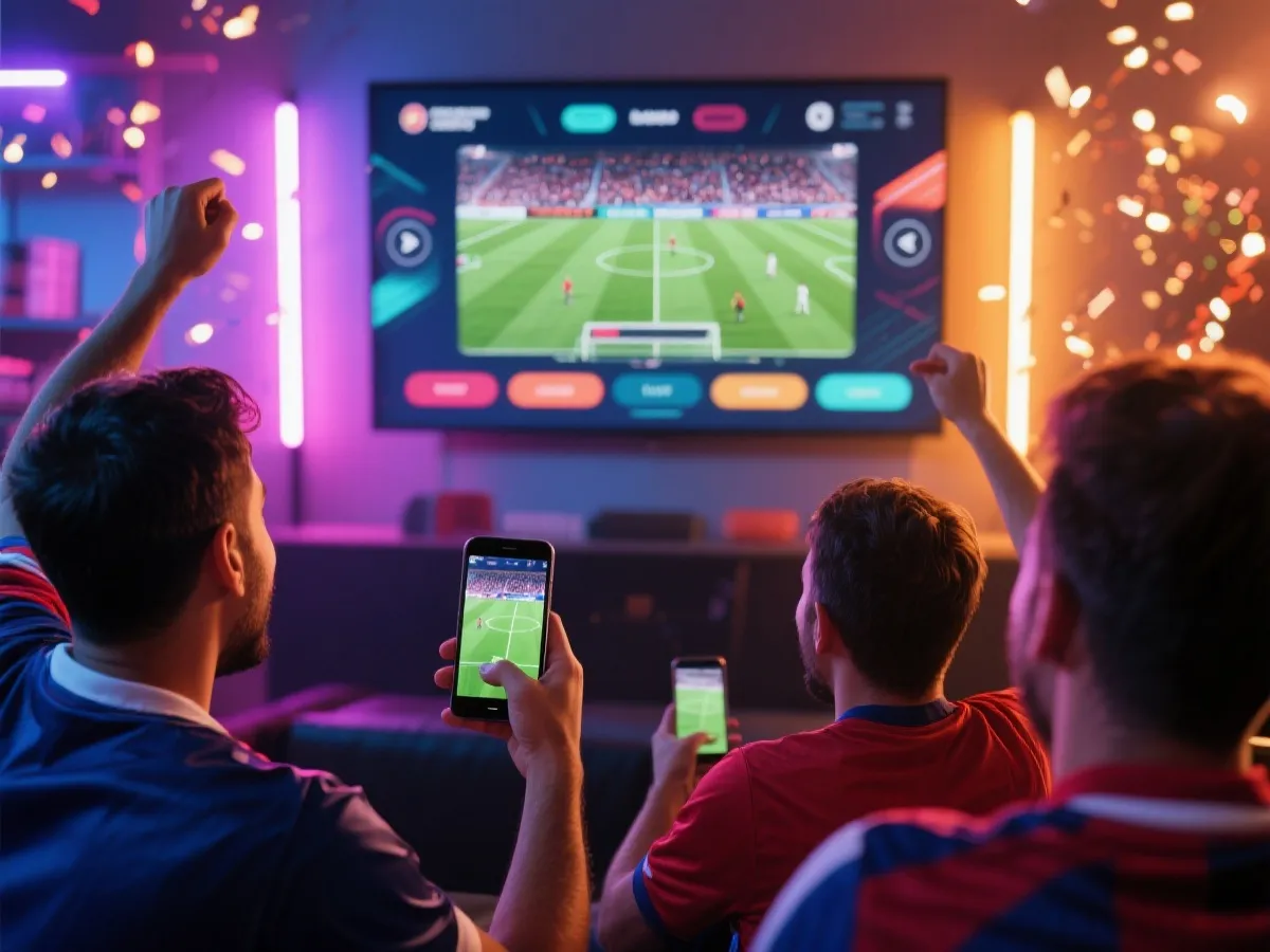 世界杯赛事观看场景